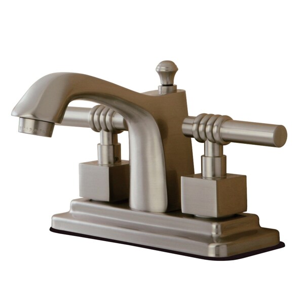 KS8648QL 4" Centerset Bathroom Faucet, Brushed Nickel